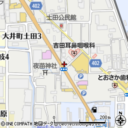 京都銀行大井支店 ＡＴＭ周辺の地図