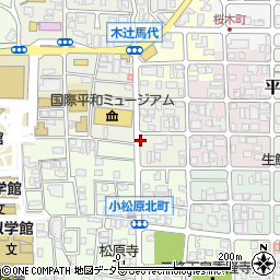 タイムズ平野上柳町駐車場周辺の地図