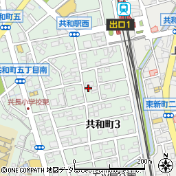 山田電気商会共和支店周辺の地図