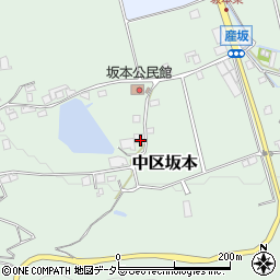 兵庫県多可郡多可町中区坂本233周辺の地図
