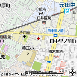 京都府京都市左京区田中野神町6-23周辺の地図