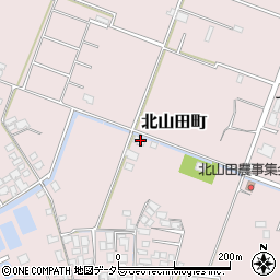 滋賀県草津市北山田町2736-4周辺の地図