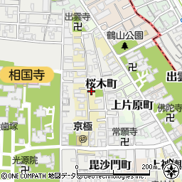 京都府京都市上京区薮之下町423-3周辺の地図