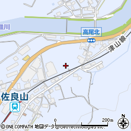 岡山県津山市高尾618周辺の地図