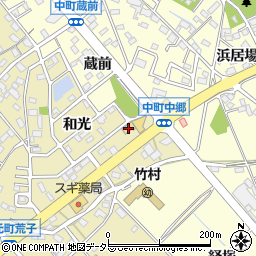 愛知トヨタＥＡＳＴ　豊田中町店周辺の地図