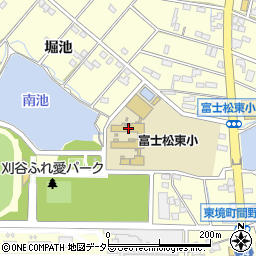 刈谷市　富士松東児童クラブ周辺の地図