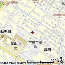 滋賀県栗東市高野520-13周辺の地図