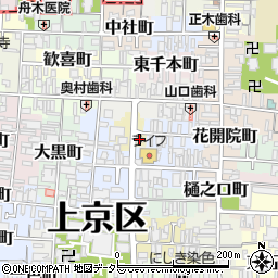 京都府京都市上京区古美濃部町185周辺の地図