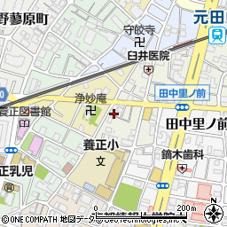 京都府京都市左京区田中野神町6-34周辺の地図