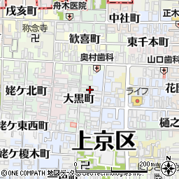 京都府京都市上京区大黒町713周辺の地図