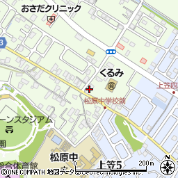 滋賀県草津市下笠町87周辺の地図