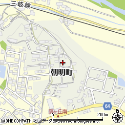 三重県四日市市朝明町2527-13周辺の地図