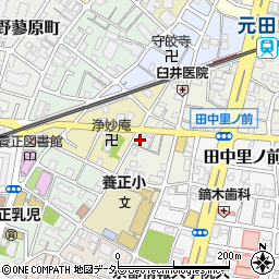 京都府京都市左京区田中野神町6-43周辺の地図