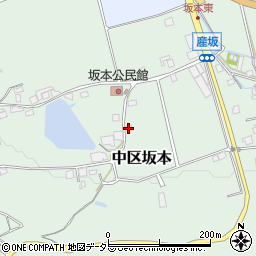 兵庫県多可郡多可町中区坂本231周辺の地図