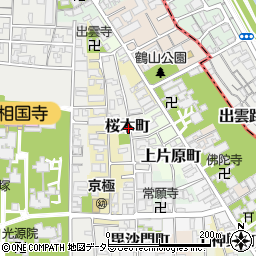 京都府京都市上京区桜木町周辺の地図