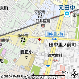 京都府京都市左京区田中野神町6-12周辺の地図