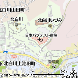 総合病院日本バプテスト病院（日本バプテスト連盟医療団）周辺の地図