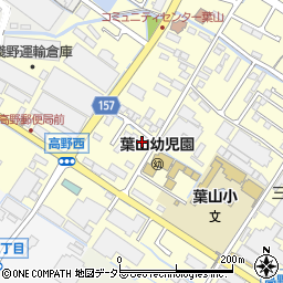 滋賀県栗東市高野288-5周辺の地図