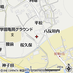 京都府亀岡市千歳町毘沙門平松44周辺の地図