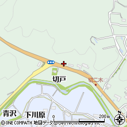 愛知県豊田市花沢町切戸周辺の地図