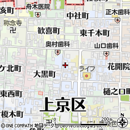 京都府京都市上京区聖天町39周辺の地図
