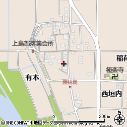 京都府亀岡市河原林町勝林島内垣地38周辺の地図