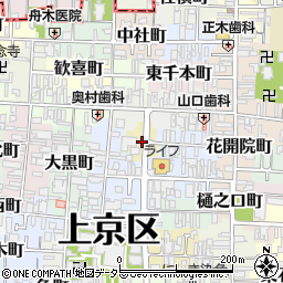 京都府京都市上京区古美濃部町周辺の地図