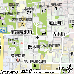 京都府京都市上京区妙顕寺前町504周辺の地図