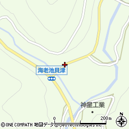 愛知県新城市海老池貝津周辺の地図