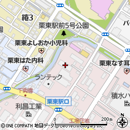 滋賀県栗東市下鈎896周辺の地図
