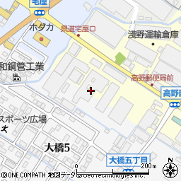 関西保温工業滋賀工場周辺の地図
