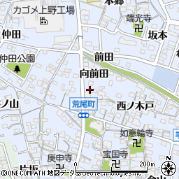 愛知県東海市荒尾町西ノ木戸69周辺の地図
