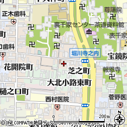 京都府京都市上京区東西町周辺の地図