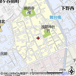 静岡県静岡市清水区下野町7周辺の地図