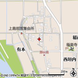 京都府亀岡市河原林町勝林島内垣地40周辺の地図