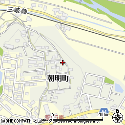 三重県四日市市朝明町2528-17周辺の地図