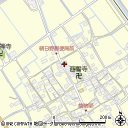 朝日野郵便局 ＡＴＭ周辺の地図