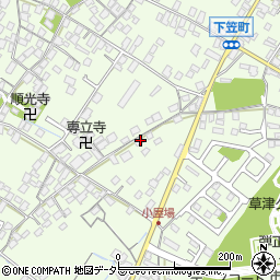 滋賀県草津市下笠町868-1周辺の地図