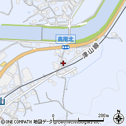 岡山県津山市高尾653周辺の地図