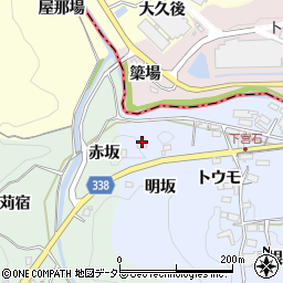 愛知県岡崎市宮石町明坂6周辺の地図