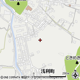 島根県江津市浅利町周辺の地図