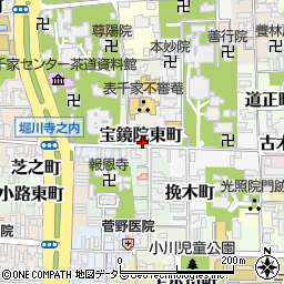 京都府京都市上京区宝鏡院東町周辺の地図