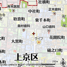 京都府京都市上京区古美濃部町177周辺の地図