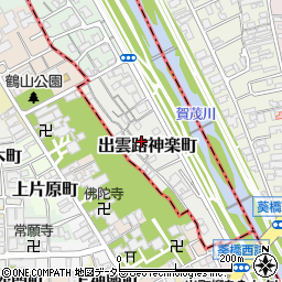 京都府京都市北区出雲路神楽町13周辺の地図