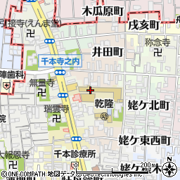 京都府京都市上京区姥ケ寺之前町周辺の地図