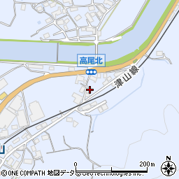 岡山県津山市高尾654周辺の地図