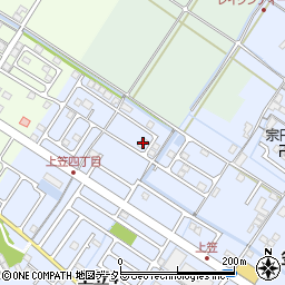 滋賀県草津市上笠4丁目22-21周辺の地図