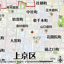 京都府京都市上京区古美濃部町175周辺の地図