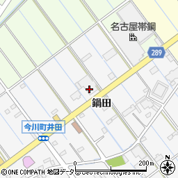 愛知県刈谷市今川町鍋田周辺の地図