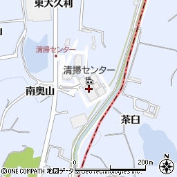 愛知県東海市荒尾町奥山周辺の地図